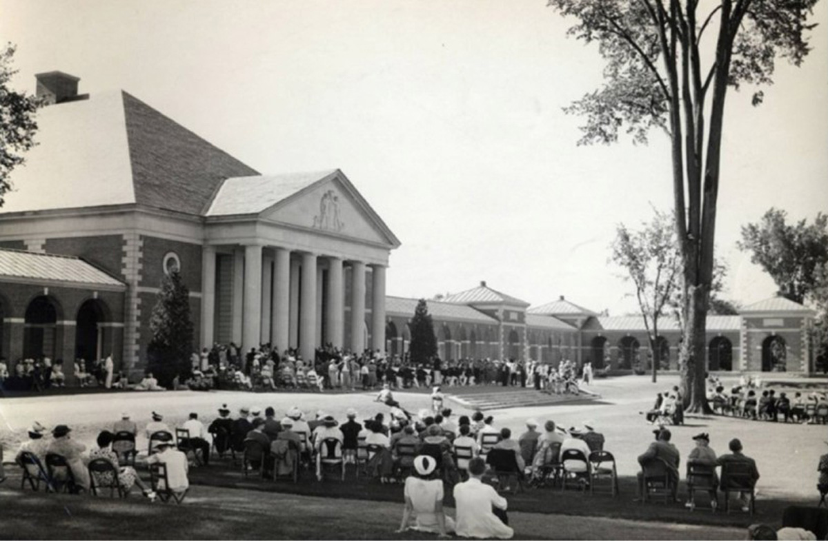 On This Spot. 19 Roosevelt Drive: The Spa Little Theater