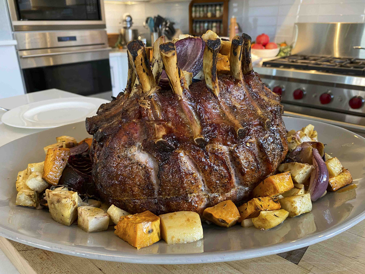 In the Kitchen with John Reardon - Crown Roast of Pork with Roasted Root Vegetables