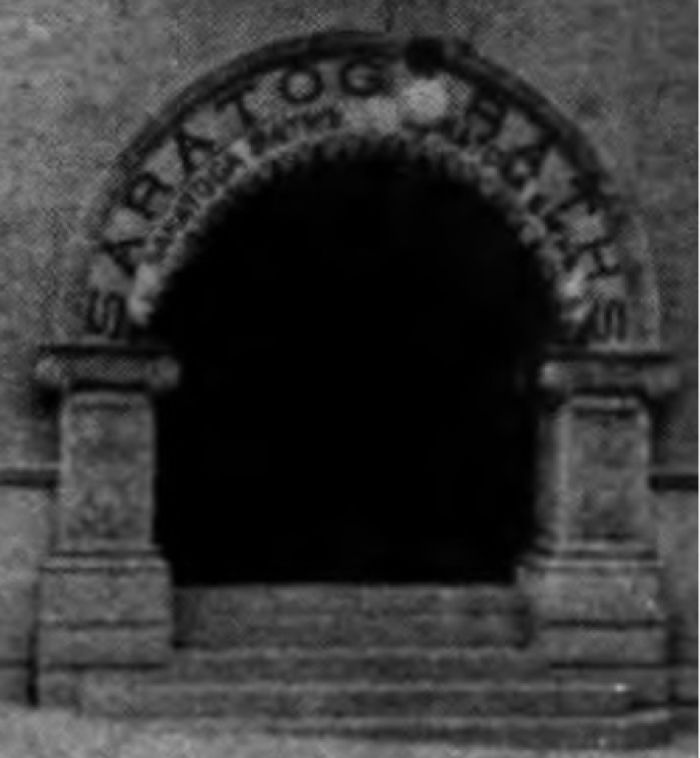 Saratoga Baths Main Entrance