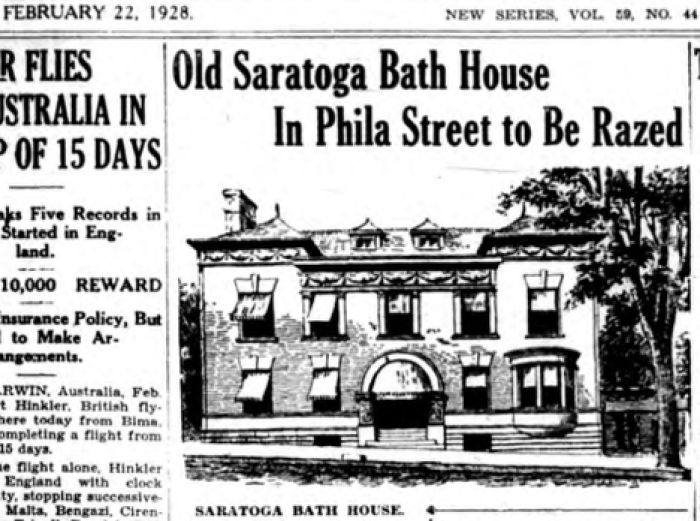 Saratoga Baths in Saratogian 02/22/1928