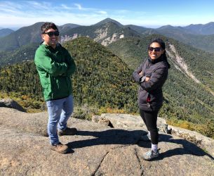 Hiking Partners at Summit